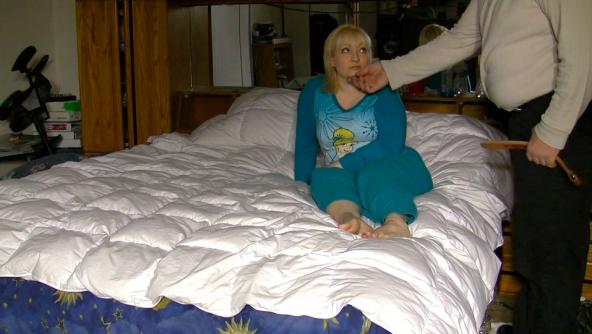 One Missed Call Part 2: Bedtime Strapping in Pajamas for Bratty Stepdaughter