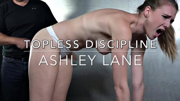 Topless Discipline for Ashley Lane - Heavy Strapping - 720p