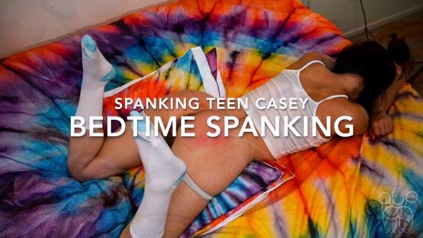 Spanking Teen Casey Bedtime Spanking - 1080p