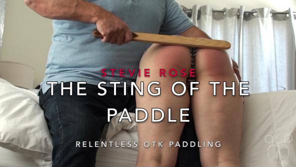 Stevie Rose - The Sting of the Paddle - Relentless OTK Paddling - 1080p