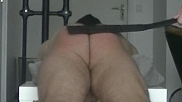 22 yo Romain - First spanking