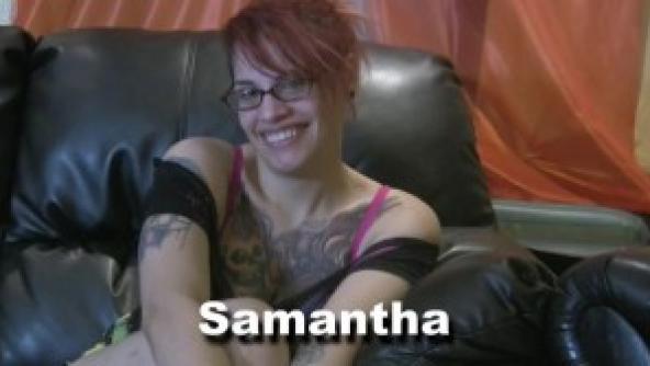 INTERVIEW SERIES: Spunky Tattooed 25 year old Samantha - MP4