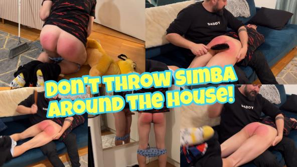 Don't throw Simba around the house!