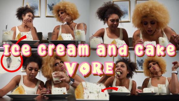 Ice Cream and Cake Vore Episode 3 Princess Sophia Quinn and Mistress Nahla Feti