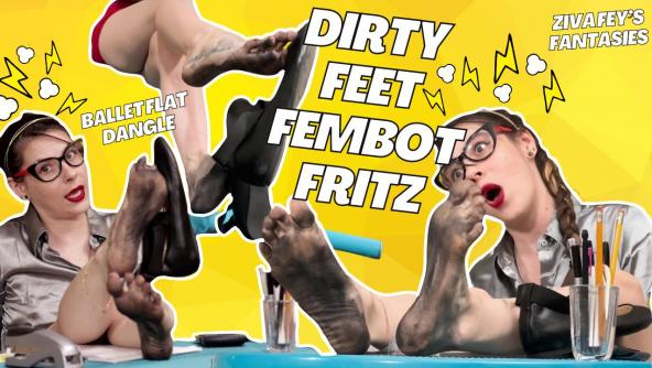 4K/ Ziva Fey - Dirty Feet Fembot Fritz