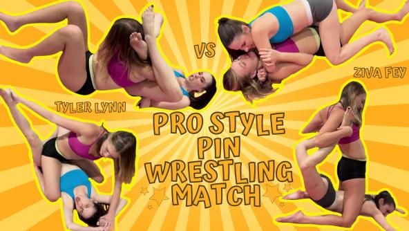 HD/ Tyler Lynn vs. Ziva Fey Pro style Pin Wrestling Match