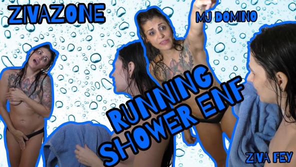 4K/ Ziva Fey - Running Shower ENF With MJ Domino