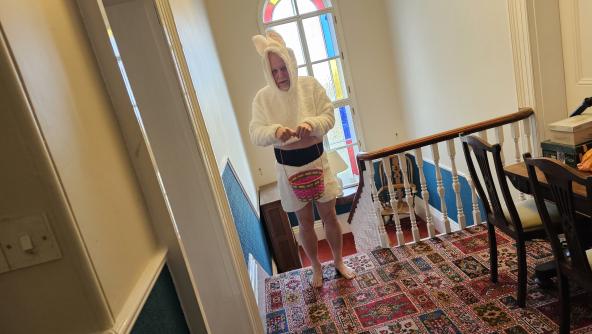 easter bunny getts fucked up