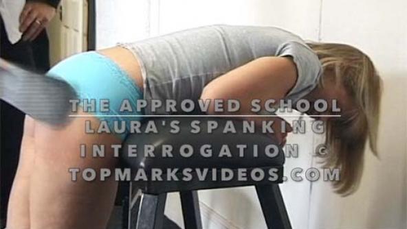The Approved School - Laura's Spanking Interrogation Video with Strict Jean Bradley from Top Marks Videos