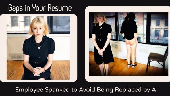 Amy and Madam Director – Gaps in Your Resume (Employee Spanked to Avoid Being Replaced by AI) HD