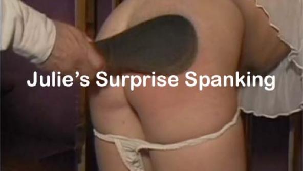 Julie's Surprise Spanking Featuring Sue Ellis as Marianne, Kelly Hearn as Julie and Earl Grey from Top Marks Videos