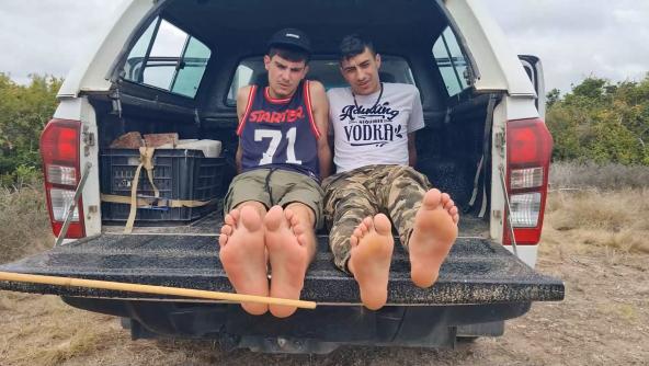 Francis and Kayden get Bastinado 