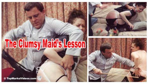 The Clumsy Maid's Lesson
